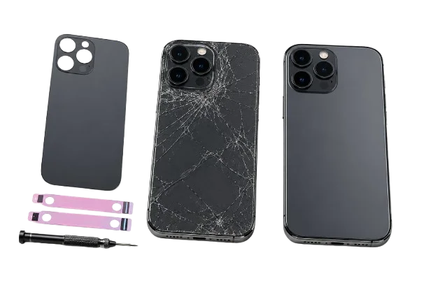 Phone back glass replacement service in Merthyr Tydfil.