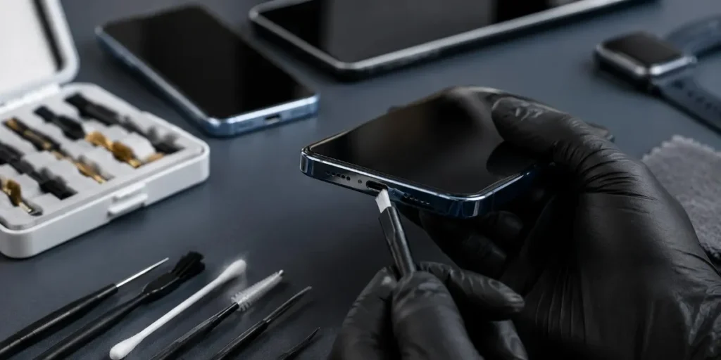 Charging port cleaning service merthyr tydfil