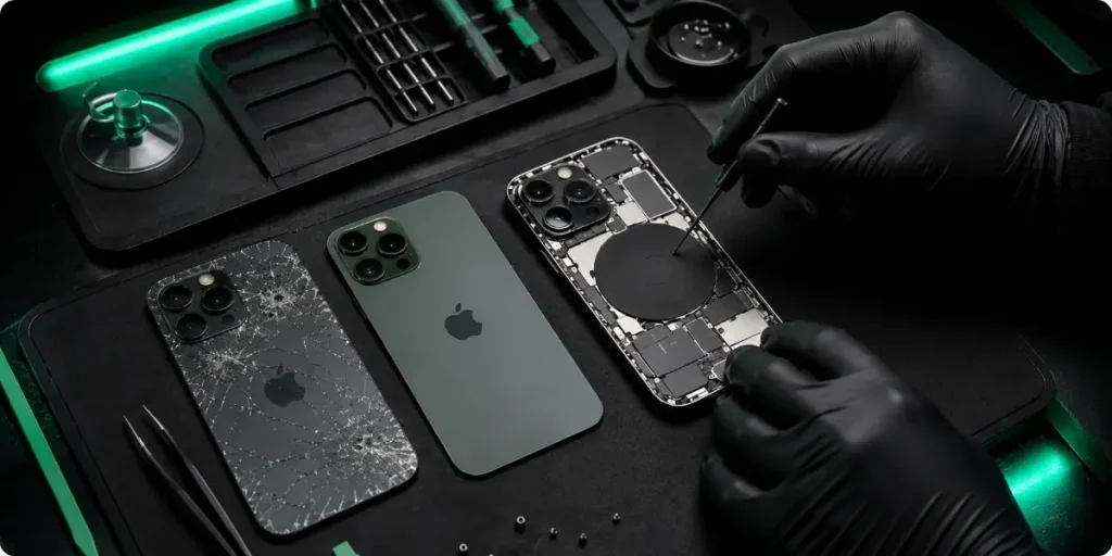 iPhone back glass replacement