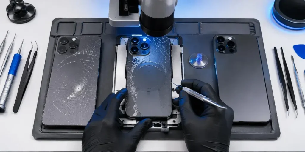 Smartphone Back-Glass Replacement Merthyr Tydfil.