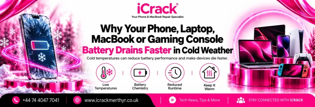 Why Your Phone, Laptop, MacBook or iPad Battery Drains Faster in Cold Weather